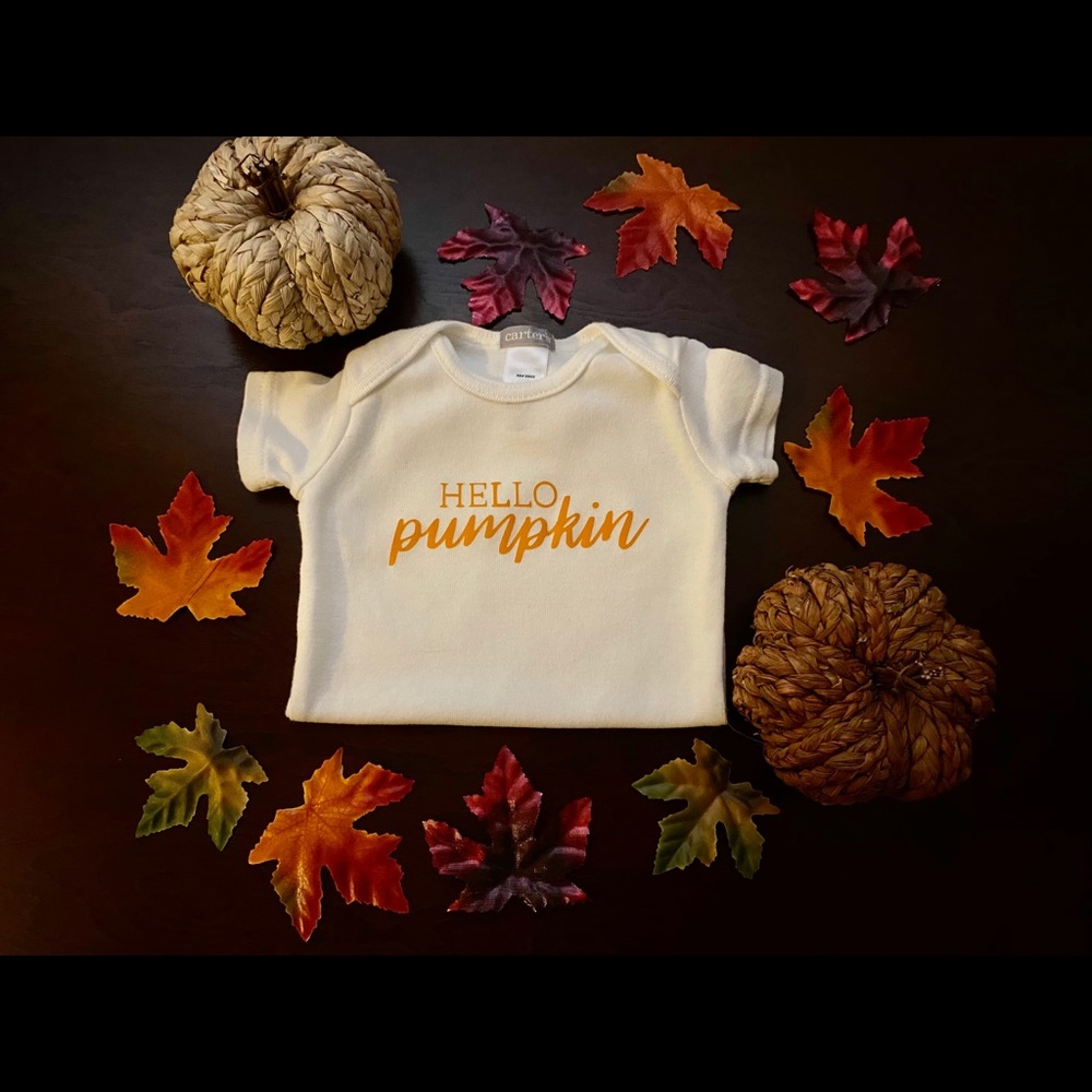Hello Pumpkin onesies